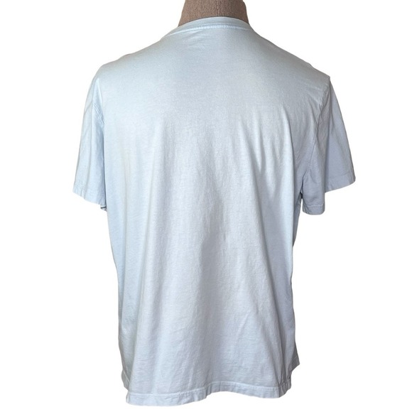 Cremieux Men’s Light Blue T-Shirt with Buffalo with Sunrise Print XL - Picture 4 of 8